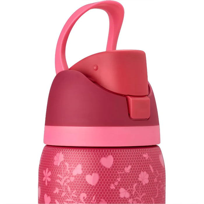 32 Oz Double Wall Insulated Floral Print Bottle For Daily Hydration