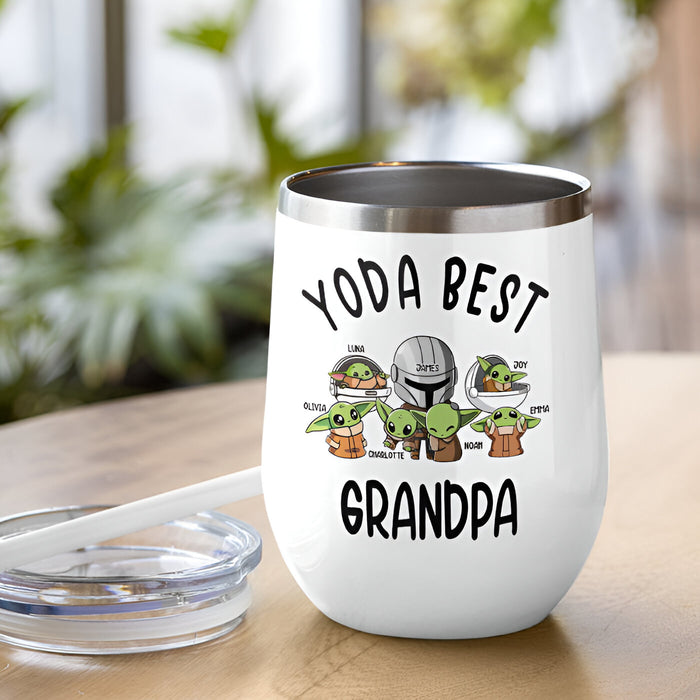 Yoda Best Tumbler For Fathers Day