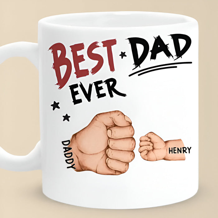 Best Dad Ever Printed Custom Mugs