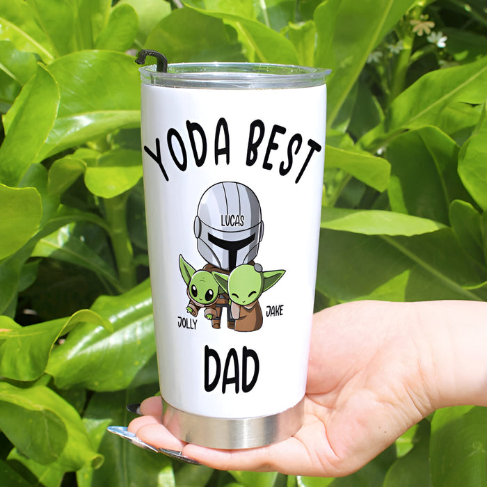 Yoda Best Tumbler For Fathers Day