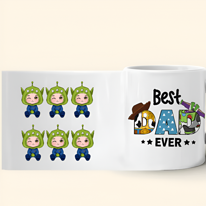 Best Dad Ever Printed Personalized Mug