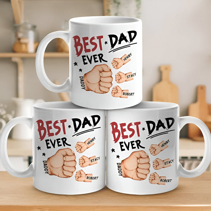 Best Dad Ever Printed Custom Mugs