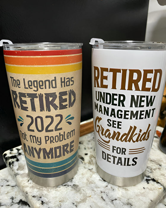 Retirement Gift Personalized Custom Tumbler