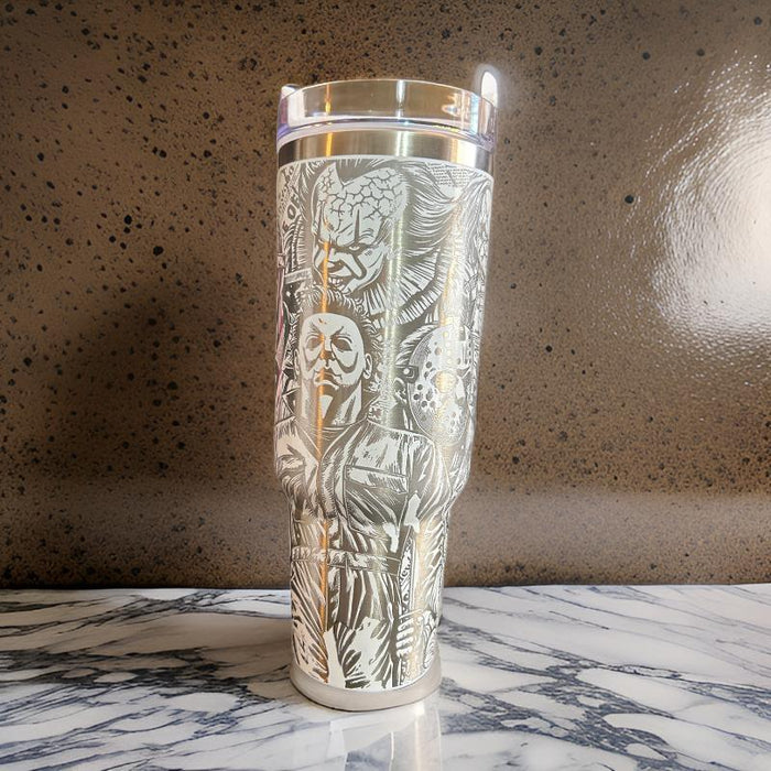 Glow In The Dark Character Printed 40oz Tumbler