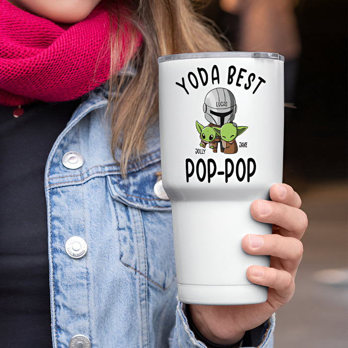 Yoda Best Tumbler For Fathers Day