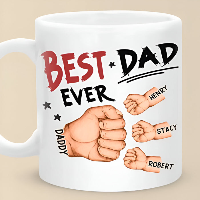 Best Dad Ever Printed Custom Mugs