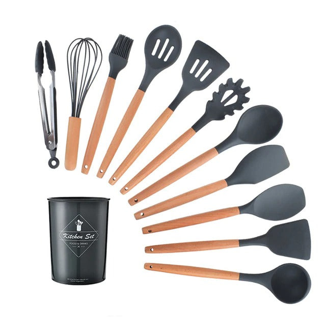 Silicone Kitchenware Cooking Utensils Set