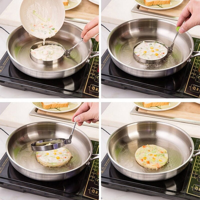 Stainless Steel Fried Egg Shaper/Pancake Mold