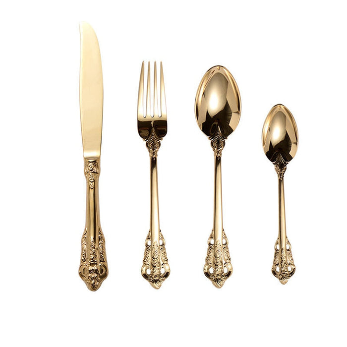 Vintage Gold Plated Tableware Set