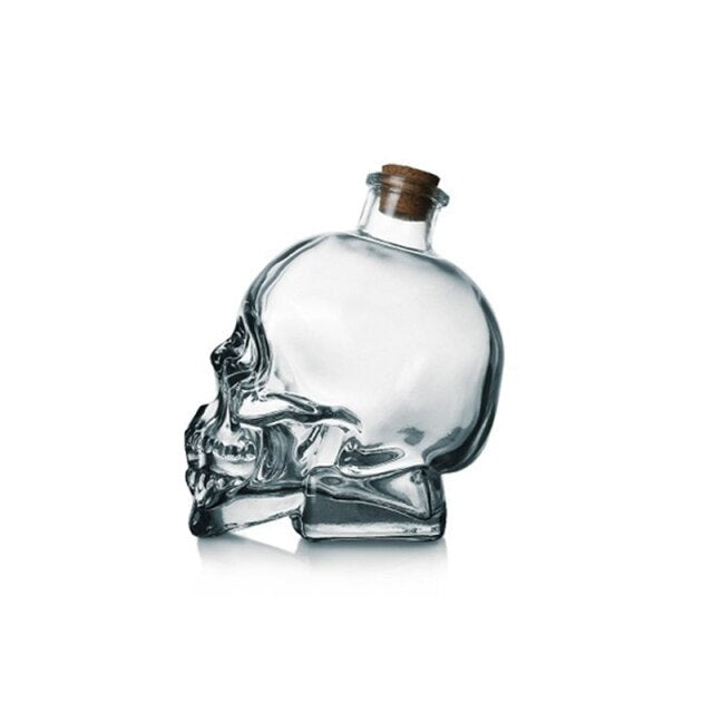 Crystal Skull Head Wine glass