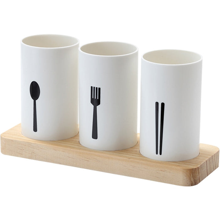 Cutlery Symbol Storage Cups