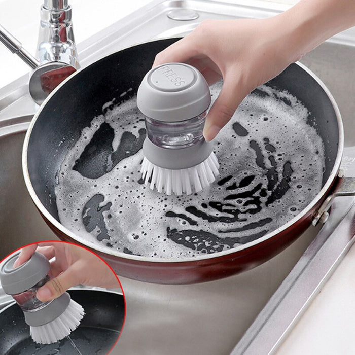 Automatic Liquid Cleaning Brush for Dishwashing