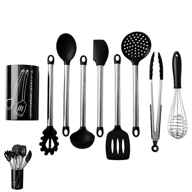 Silicone & Stainless Steel Cooking Tool Set