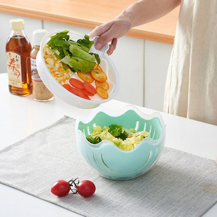 Cutting Fruit Salad Bowl