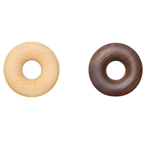 Wooden Donut Food Clips