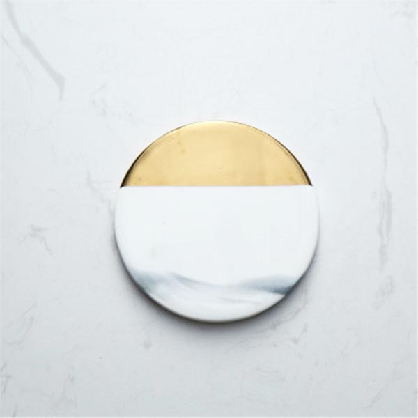 Gold Marble Ceramic Coaster