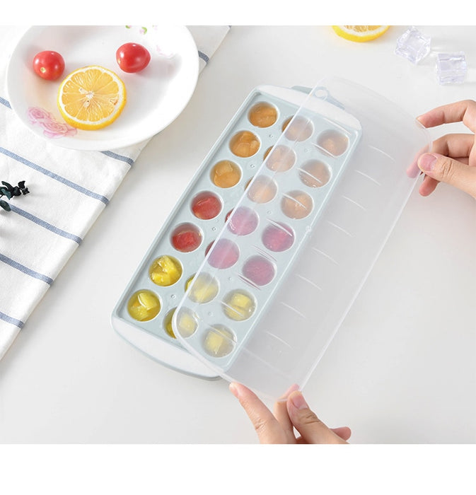 Silicone Ice Cube Molds With Lid