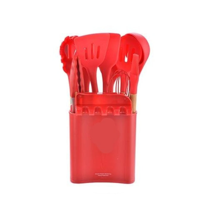 Solid Silicone Cooking Utensils Set