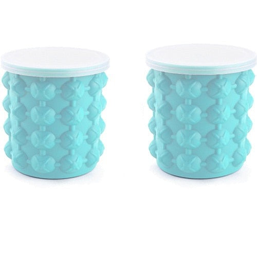 Silicone Ice Bucket 2Pc