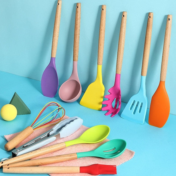 Colorful Silicone Kitchenware Set