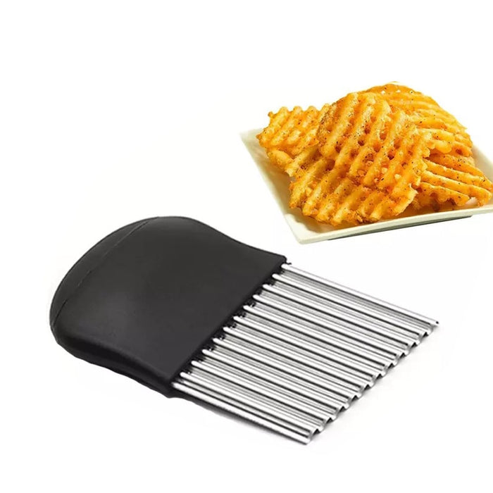 Stainless Steel Wavy French Fries Cutter