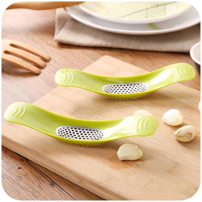 Stainless Steel Garlic Press