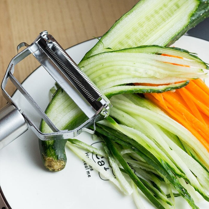 Stainless steel, multi-function Vegetable peeler