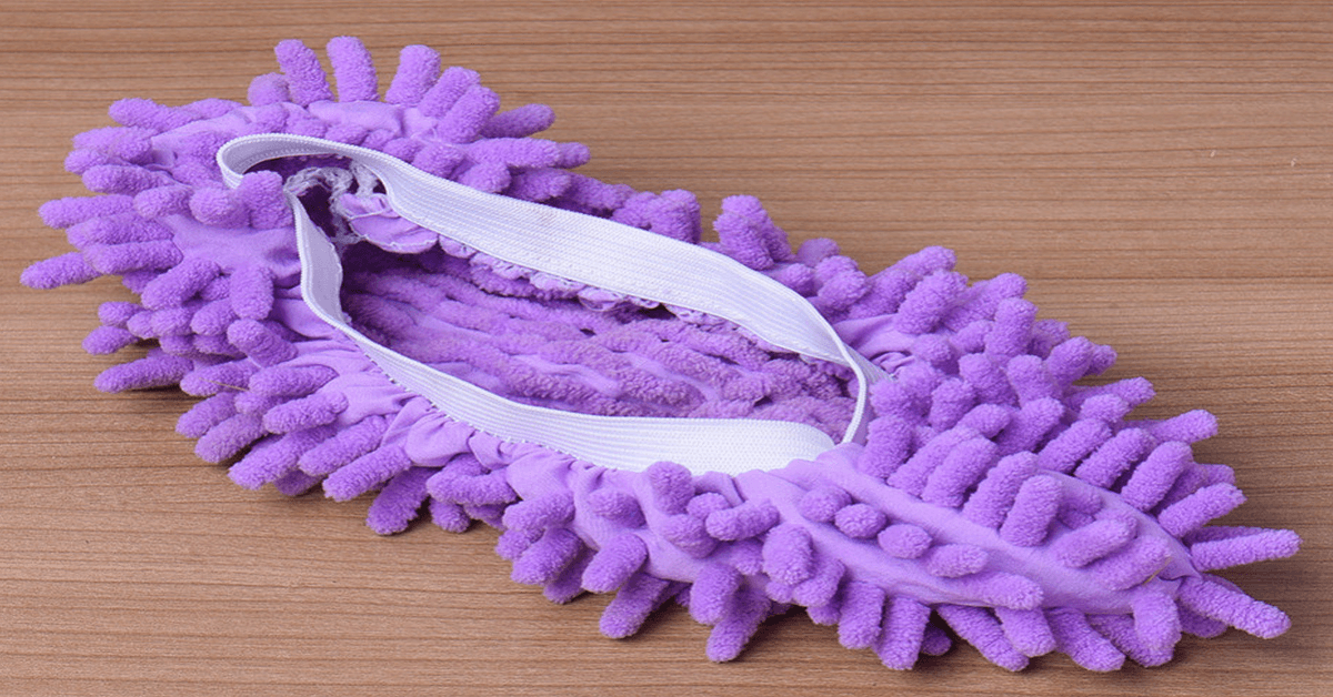 Microfiber Mop Cleaning Slippers - Cleaning made fun